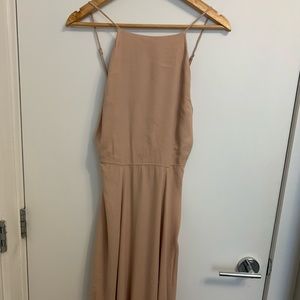 Reformation Strappy Maxi Dress/Gown in Taupe